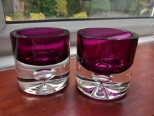 purple pillar candles for sale  DEREHAM