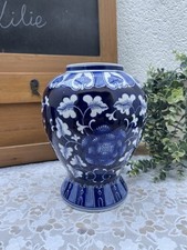 Vase faïence bleu d'occasion  Le Grand-Lucé