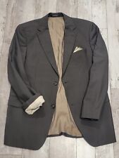Blazer Hugo Boss masculino 42R cinza/marrom Super 130s lã guabello danos leves comprar usado  Enviando para Brazil