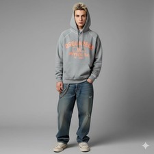 Logotipo DSquared2 cinza Varsity edição física Moletom pulôver masculino com capuz 64 médio comprar usado Logotipo DSquared2 cinza Varsity edição física Moletom pulôver masculino com capuz 64 médio comprar usado  Enviando para Brazil