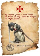 Toile tableaux templier d'occasion  Carpentras