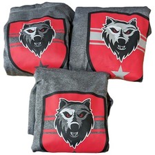 Moletom com capuz esportivo atlético infantil lobo juvenil tamanho médio cinza lobos (3) comprar usado  Enviando para Brazil
