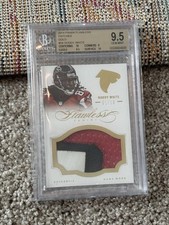 2014 Panini Flawless Gold Game Worn Jersey Falcons Roddy White /10 BGS 9.5 GEM comprar usado  Enviando para Brazil