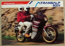 Folheto de vendas de motocicletas Honda Transalp 600V c1989 comprar usado  Enviando para Brazil