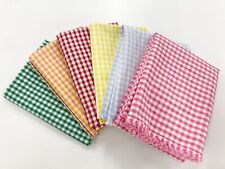 Gingham fabric polycotton for sale  COLCHESTER