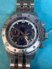 Invicta relógio cronógrafo mostrador azul branco modelo nº 17452 muito bom estado comprar usado  Enviando para Brazil