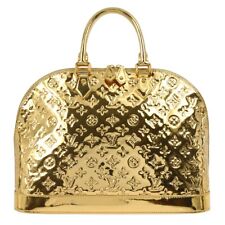 Bolso de Mano Louis Vuitton Oro Monograma Miroir Alma GM M95274 MI4018 162239 segunda mano  Embacar hacia Argentina