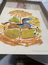 Original lithograph card for sale  New York