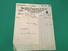 Brooks phillips ltd for sale  HOVE