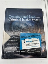Mindtap Course List Ser.: Constitutional Law and the Criminal Justice System by, usado comprar usado  Enviando para Brazil