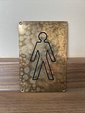 Brass men toilet for sale  STAFFORD