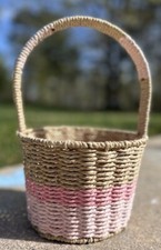 Pink white woven for sale  Lincolnton