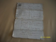 Acte notarial datant d'occasion Acte notarial datant d'occasion  Vitry-le-François