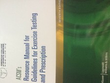 Acsm resource manual for sale  El Dorado