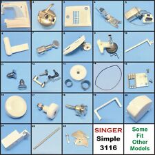 Peças originais genuínas SINGER Simple 3116 em bom estado algumas se encaixam em outro modelo comprar usado  Enviando para Brazil