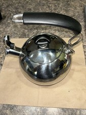 Chaleira Berkley Jensen aço inoxidável 2 qt assobio à prova de vazamento comprar usado  Enviando para Brazil