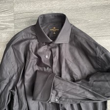 mens black double cuff shirts for sale mens black double cuff shirts for sale SHEFFIELD