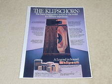 Klipsch klipschorn speaker for sale  Olmsted Falls