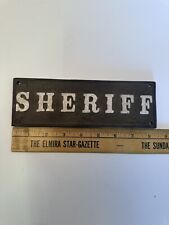 Cast iron sheriff for sale  Millerton