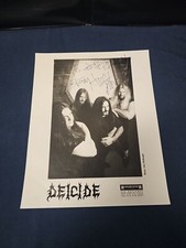 DEICIDE - BANDA DE DEATH METAL 8X10 B & W ASSINADA/AUTOGRAFADA , usado comprar usado  Enviando para Brazil