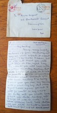 Bef ww1 letter for sale  LONDON