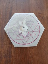 Rabbit hexagon selenite for sale  Evergreen