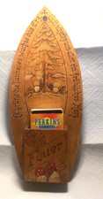 Streichholzhalter holz zur gebraucht kaufen  Halberstadt