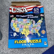Usa floor puzzles for sale  Warrensville