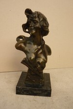 Salambo mädchenbüste bronzpl gebraucht kaufen  Tecklenburg