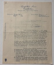 Lettera autografa manifattura usato  Torino