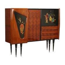 Credenza vintage impiallacciat usato  Cambiago