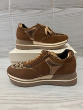 Sneakers marroni leopardate usato  Mercato San Severino