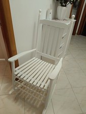 Sedia dondolo legno usato  Foggia