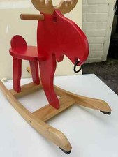 Red ikea wooden for sale  HORLEY
