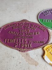 Lot plaque métallique d'occasion  Béziers