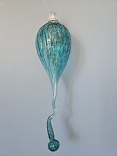 Glass suncatcher aqua for sale  Purcellville