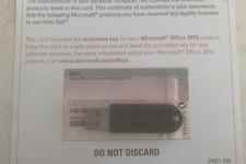 Somente licença de chave de produto Microsoft Office 2010 para casa e negócios comprar usado  Enviando para Brazil