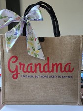 Burlap jute bag for sale  SWINDON