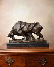 Grand bull bronze d'occasion  Expédié en Belgium