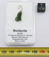 Collier pendentif moldavite d'occasion  Pégomas