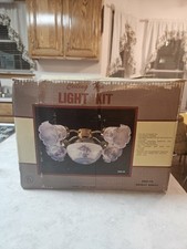 Kit vintage de luminária de teto azul e branca comprar usado  Enviando para Brazil