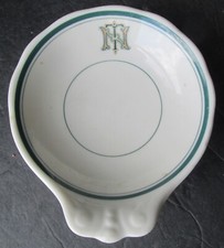 Initials TN ou NT Restaurant Ware China Ice Cream Shell por Syracuse comprar usado  Enviando para Brazil