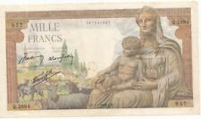 Billet 1000 francs d'occasion  Amiens-