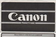 Canon products guide for sale  Vulcan