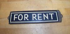 Rent sign old for sale  Flemington