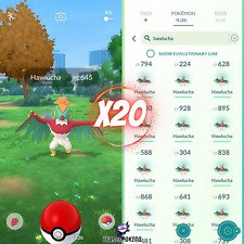 Hawlucha (×20) Pokémon Go - Mini P T C - Iv Pvp e Lucky Chance comprar usado  Brasil 