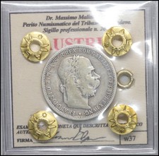 Moneta corona 1894 usato  Due Carrare