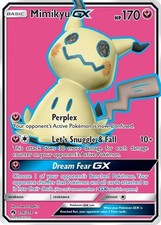 Usado, Mimikyu GX - 206/214 - Pokemon Lost Thunder Sun Moon arte completa cartão ultra raro quase perfeito comprar usado  Enviando para Brazil