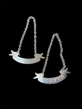 Vintage silver metal for sale  Hugo