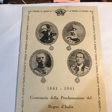 Centenario proclamazione regno usato  Fiuggi